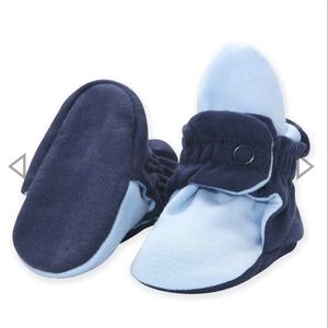 NWT Zutano colorblock baby booties size 3 months